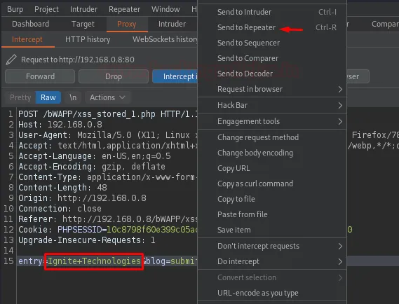 Burp Suite Hackbar